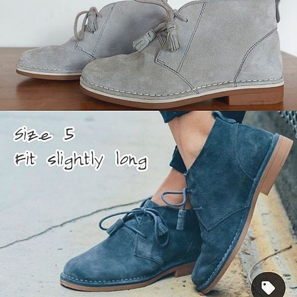Hush Puppies Cyra Catelyn Ankle Boots silver grey 5M / EU 36